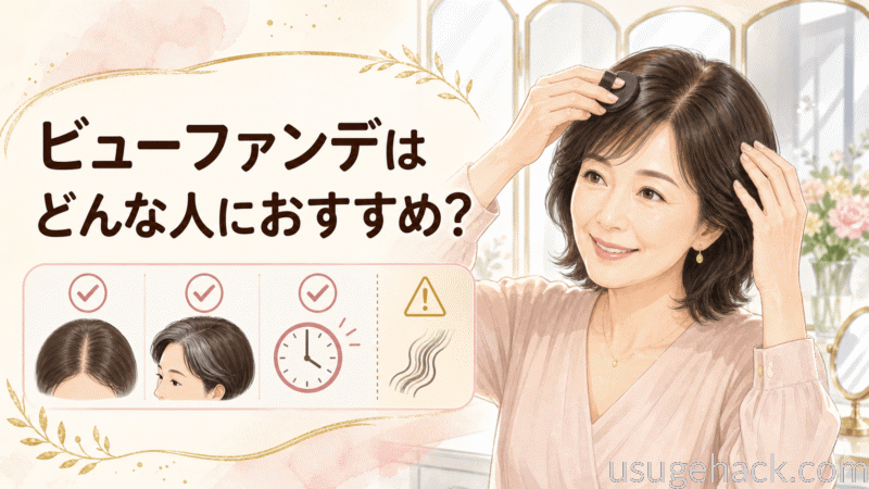 総合評価｜アデランスビューファンデで毎朝の悩みを解消できるのはこんなタイプ！