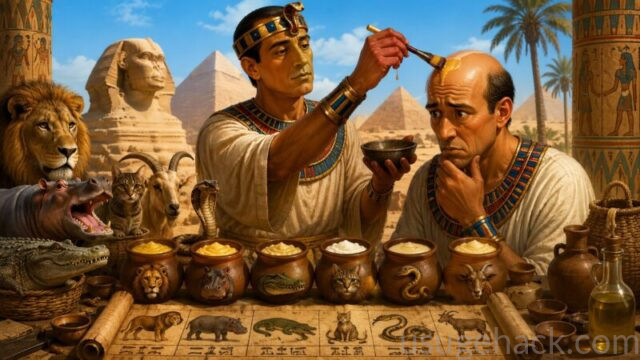 古代エジプト人もハゲで悩んでいた！ハゲを直そうとしている様子