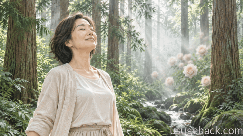 スカルプDボーテ エストロジーの香りはローズよりもヒノキが強め!森林浴のような爽快感