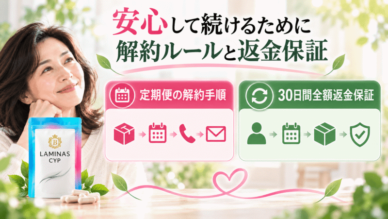 ヘアバース定期便の解約条件と30日間全額返金保証の注意点