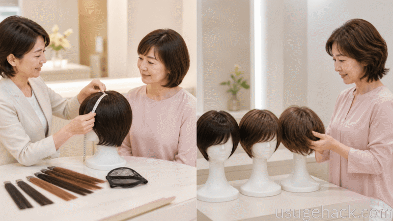 アデランスの無料体験で知っておきたい「オーダーメイド」と「既製品」のちがい